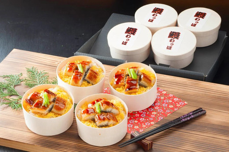 国産 うなぎ わっぱ飯 (130g×4個) ふるさと納税 福知山市 うなぎ 鰻 国産 わっぱめし 【fc-AW001】【株式会社凡愚】
