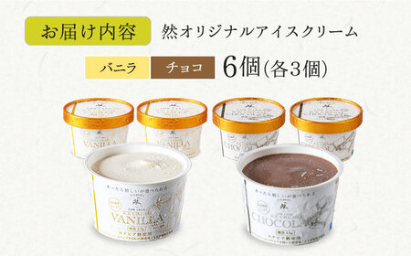 バニラ・チョコアイス 各3個[AOBD037] アイス