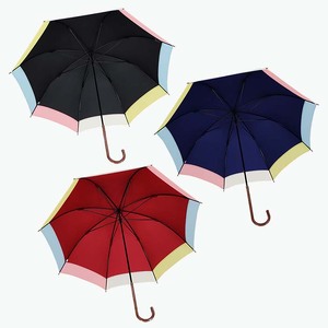 ドーム型 傘 レディース 雨傘 長傘 細身 深張り 無地 手開き 162102 ワイン ／ まちづくり観光振興機構 折りたたみ カジュアル かわいい 奈良県 田原本町