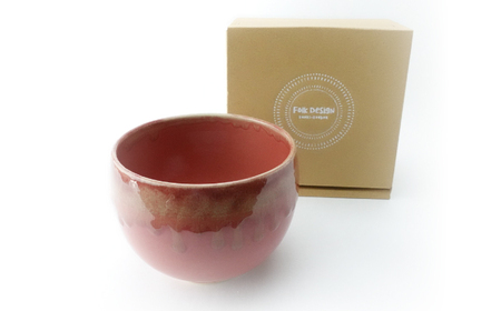 【波佐見焼】Folk Design ラウンドボウル 渕釉流し 1点【玉有】[IE43]