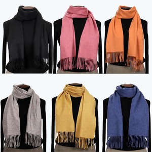 高級 カシミヤ100％ 薄手 マフラー 無地 66302 レディース 内モンゴル産 マスタード ／ まちづくり観光振興機構 通勤 通学 プレゼント ギフト 奈良県 田原本町