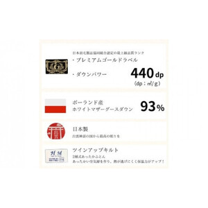 ゴア 羽毛ふとん　マザーグース　ガイア：グリーン系