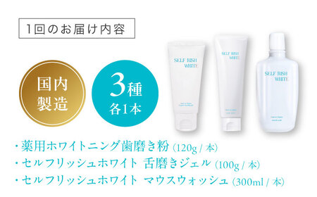 歯磨き粉【全6回定期便】 歯磨き粉（120g）＆マウスウォッシュ（300ml）＆舌磨きジェル（100g） 3点セット 歯磨き粉[AGCQ051]