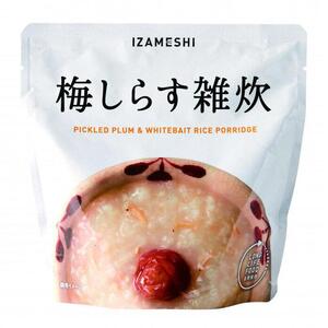 【3年保存】長期保存食 イザメシ 梅しらす雑炊 18個/1ケース 非常食 保存食 備蓄食 防災 防災用品 パウチ 備蓄 災害対応食 食品 災害食 防災用
