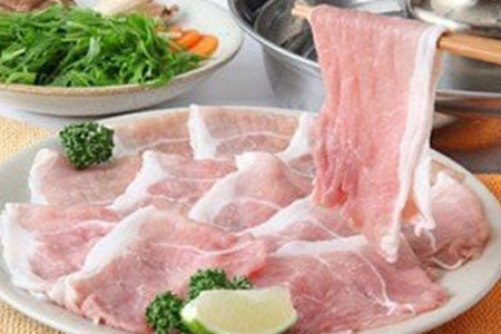 桃豚モモしゃぶしゃぶ＆肩切り落としセット 各1.5kg 計3kg 豚肉 秋田県 小坂町