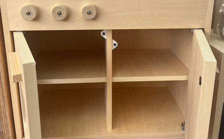 おもちゃ 家具職人が作った 木製ミニキッチン [AIDE005]