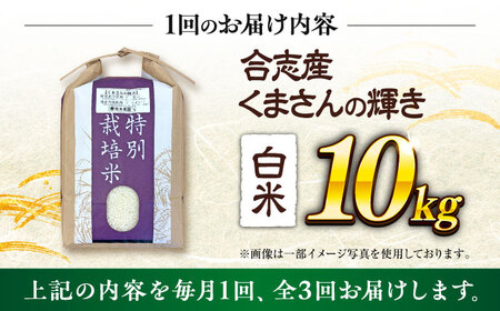 【令和7年度】【全3回定期便】くまさんの輝き 白米 10kg 計30kg 白米 10キロ[AYCC006]