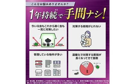 効果が1年長持ち持続！不快害虫をその日から断つ！水タイプ6～8畳用 新生活やお引越しに F6U-358