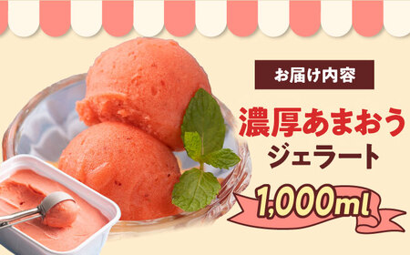 福岡産濃厚 あまおう ジェラート 1000ml [BGAG005] ジェラート