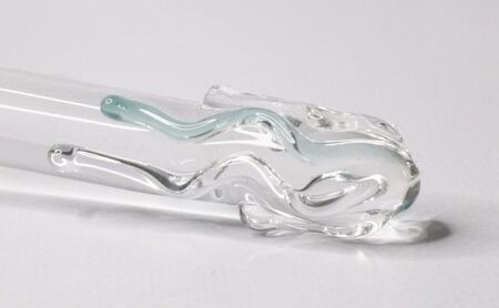 clarto　ガラスペンyururi　筆記用具 ガラスペン 硝子ペン 手作り ガラス 硝子 シンプル インク 手紙 日記 プレゼント ギフト 墨田区 東京都 青