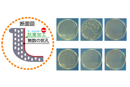 電子レンジ対応ニューセラミックスおひつ君 3合用 【抗菌仕様】 [トーセラム 長崎県 東彼杵町 hs42bag480026]