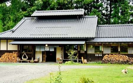 蔵王焼万風窯　ぐい呑みと日本酒用片口酒器 （呉須線がけ）　【04301-0719】