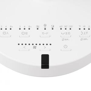 扇風機 サーキュレーター扇風機 アイリスオーヤマ DCモーター 首振り おしゃれ 換気 新生活 衣類乾燥 乾燥対策 換気 パワフル送風 省エネ 暖房 冷房 エアコン 家電 DC STF-SDC15TEC-W ホワイト