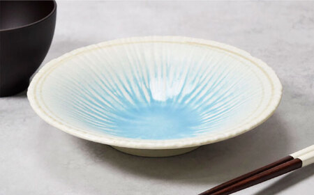 【美濃焼】雫 しずく 彫十草 多用鉢 4枚セット【カネ定製陶】[MEI094]