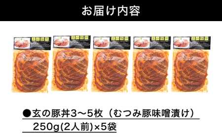 道の駅萩往還人気レストラン／「玄」の豚丼 2人前×5袋