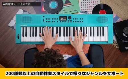 【Roland】61鍵ポータブルキーボード/GO:KEYS 3(ターコイズ)【配送不可：離島】 キーボード 楽器 音楽制作 初心者 軽量 コンパクト ポータブル ローランド 浜松市