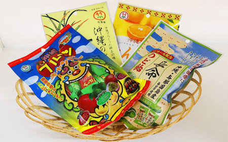 飴 沖縄市のお菓子 食べ比べ 飴玉4袋セット  5000円 BCBE002 お菓子 あめ