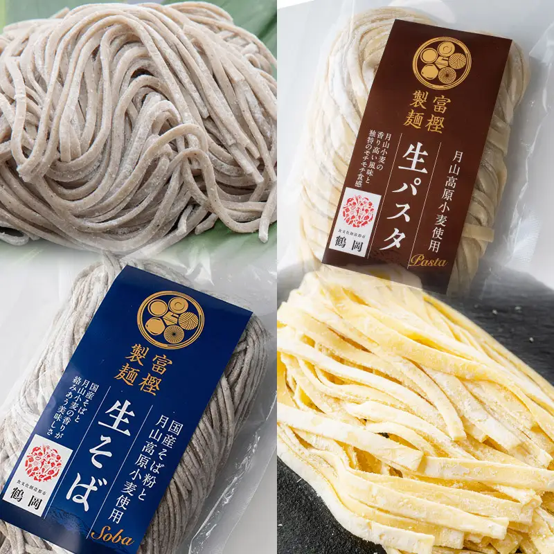 月山小麦 生麺セット K-731　有限会社 富樫製麺