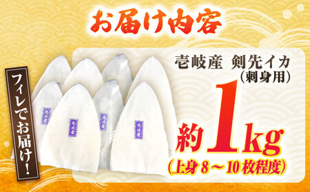 【お中元】剣先イカ 刺身用 1kg [JCC021] イカ刺し