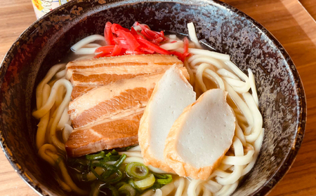沖縄そば 【全12回定期便】沖縄そば (豚三枚肉) 4食セット  BCAO015 そば