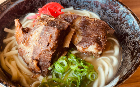沖縄そば 【全6回定期便】本ソーキそば (豚スペアリブ) 4食セット  BCAO017 そば