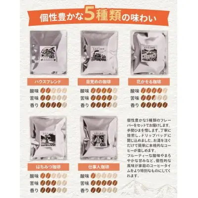 Z70-20 寄附額改定↓↓ 福智山麓キセキの珈琲 ギフトボックス(中) コーヒー