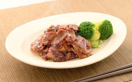 【6ヶ月定期便】焼くだけ総菜 肉の卸 石井 豚うま焼肉 約2.4kg（約300g×8）×6回 計約14.4kg ／ 6回定期便 豚肉 肩ロース ロース 豚ロース お肉 肉 簡単調理 味付き 味付き肉 たれ漬け おかず 総菜 惣菜 グルメ ご飯のお供 定期便 岡山県 美咲町 冷凍