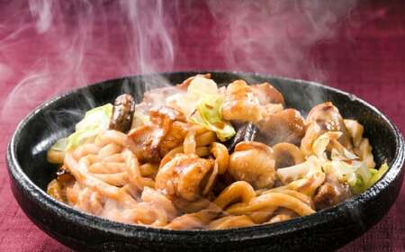 ご当地グルメ 津山 ホルモンうどん セット （4人前×2箱） 計8人前 ／ うどん 国産牛肉 国産牛 ホルモン 牛ホルモン 肉 お肉 タレ付き 甘辛 レシピ付き グルメ セット 岡山県 美咲町 冷凍
