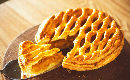 パイナップルパイ パイン  【TVで紹介！】オリジナル★パイナップルパイ (直径約18cm / 約450g)   BCCC001 お菓子
