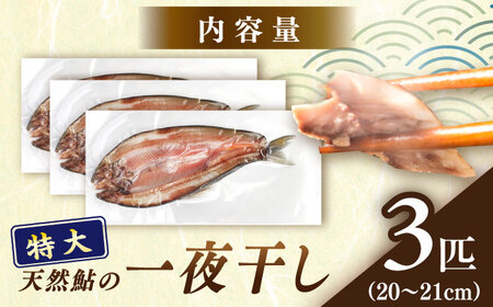 天然あゆ の一夜干し 特大 3匹【スピード配送】/ 恵那市 / 恵那物産館 [AUFS003]