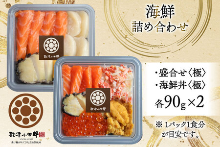 海鮮 詰合せ セット 漁師めし 〈極〉 2パック [橋本水産食品 宮城県 南三陸町 m304amh590054]