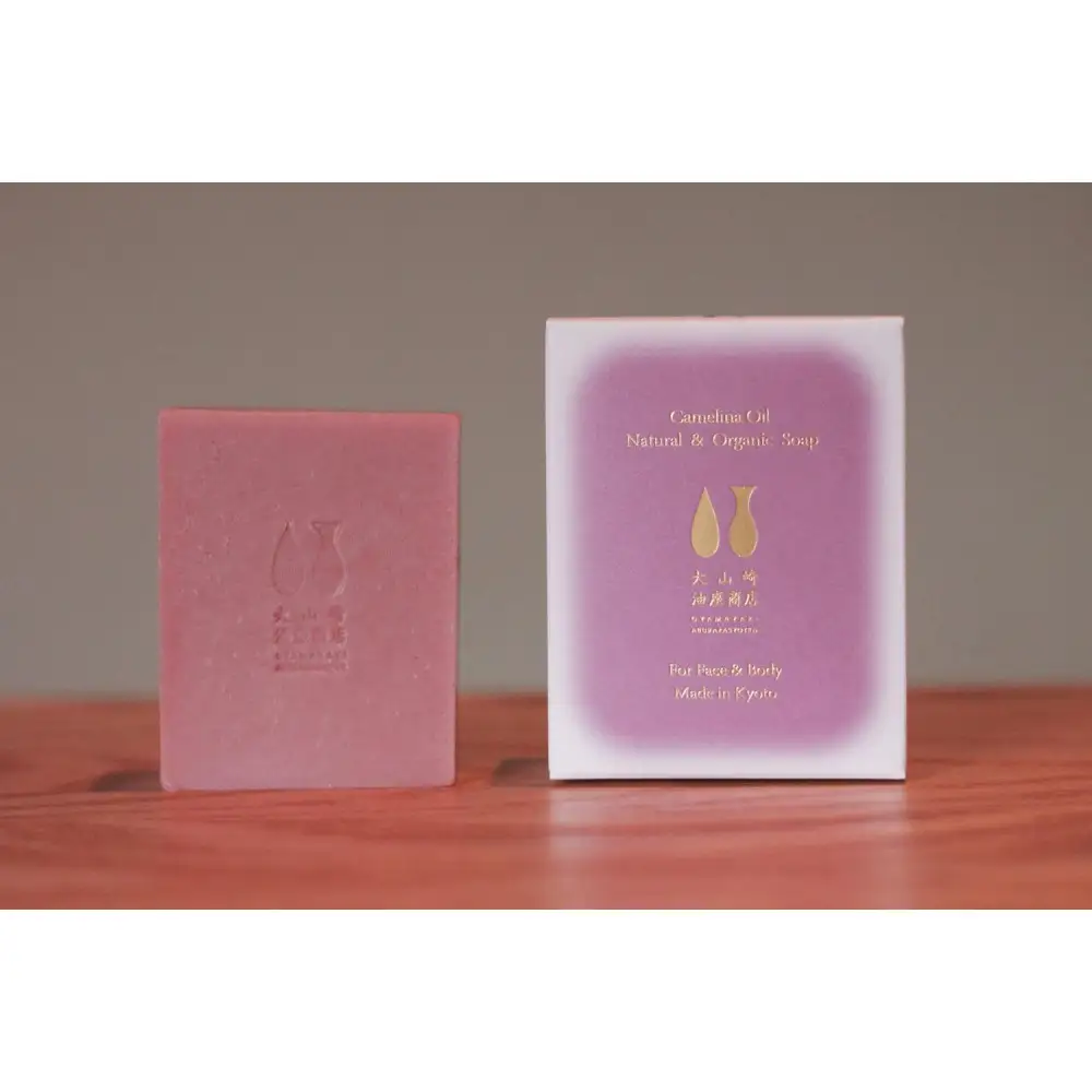 【大山崎油座商店】カメリナオイル20%以上含有自然派石けん3個セット