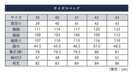 HITOYOSHI シャツ ツイル 2枚 セット セミワイド (39-82) 