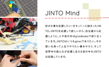 ハンドサイン レザーキーホルダー 野球 グローブ 革 JINTO:紫
