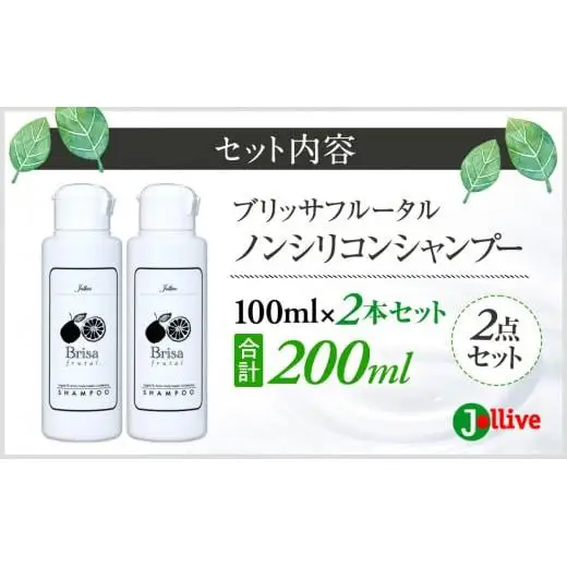 L01-010 ブリッサフルータル ノンシリコンシャンプー（100mL×2本）