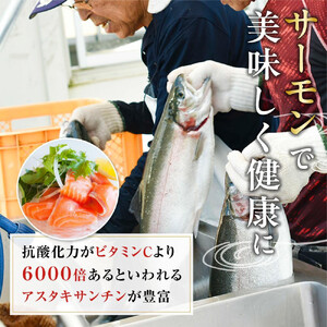 【数量限定】スモークサーモン とっとり 琴浦 グランサーモン 1kg（3～10パック）