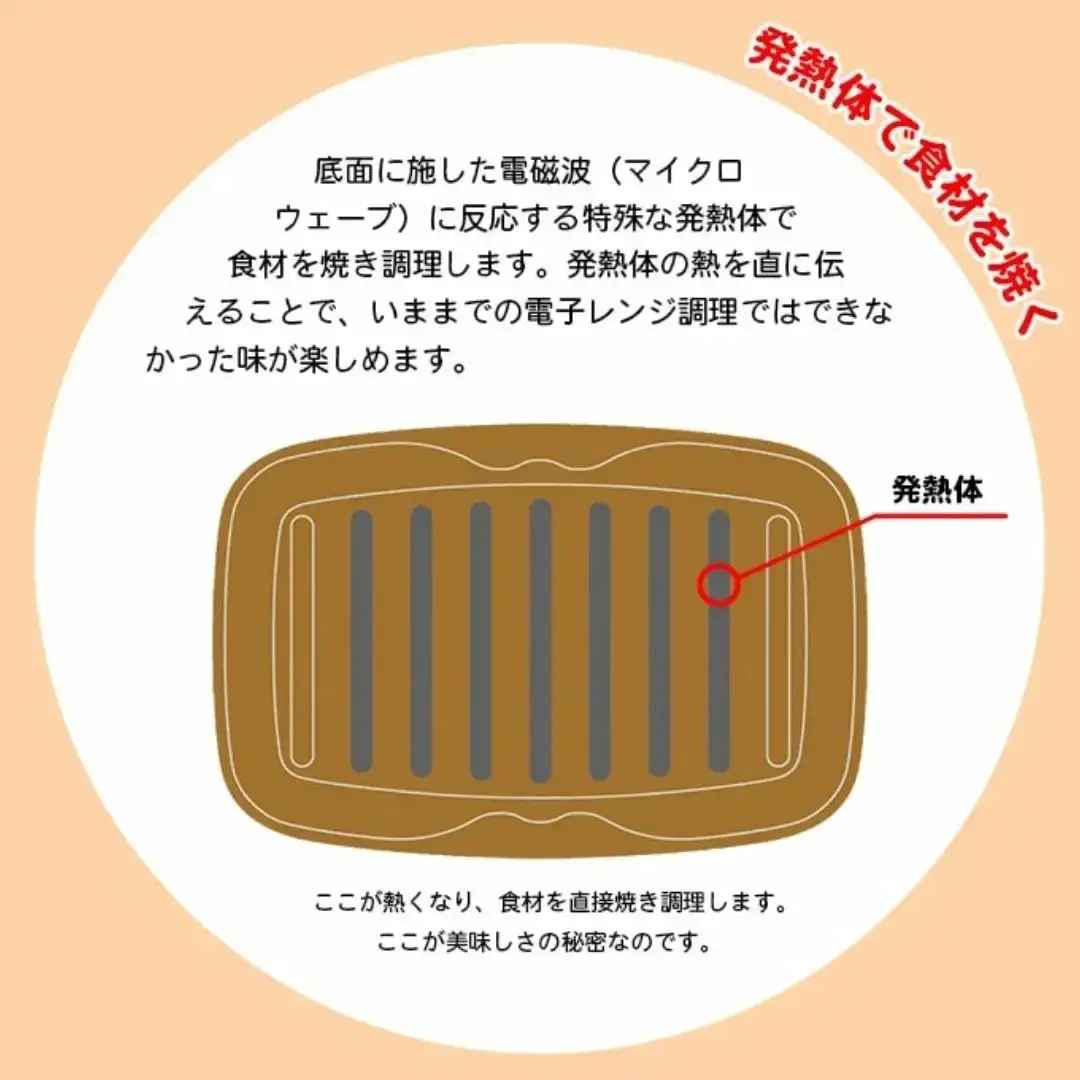 マイクロウェーブヒートプラスセット レッド レシピ付き 簡単 電子レンジ調理 時短調理 キッチン用品 ケデップ [kdep]【011S310】