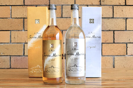 ラム酒 飲み比べ イエラムサンタマリア ゴールド クリスタル 各720ml 計2本 [伊江島物産センター 沖縄県 伊江村 ie47bde210007]