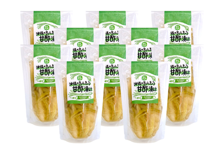 らっきょう 島らっきょうの甘酢漬け 100g 10個 [NOGUS 沖縄県 伊江村 ie47bde420001]