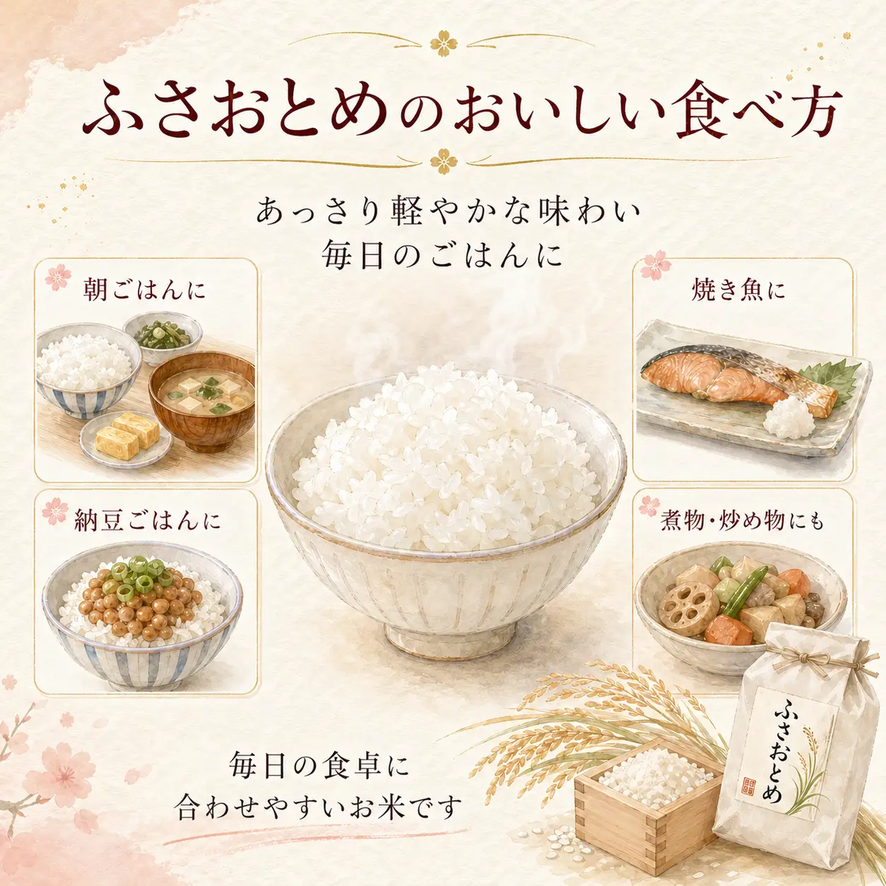 【ふるさと納税】【令和8年産 新米先行予約】米 20kg 千葉県神崎町産 ふさおとめ 白米（5kg×4袋） 早場米 あっさり 食べやすい たっぷり 家庭用 [025-a022]
