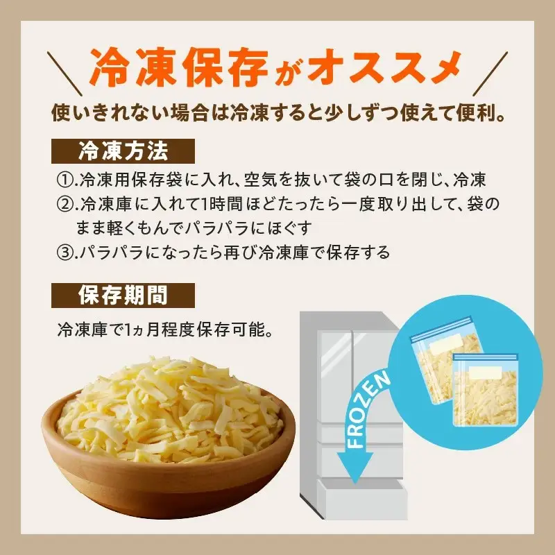 【ムラカワチーズ】JUCOVIA ミックスチーズ 3kg（1kg×3パック）