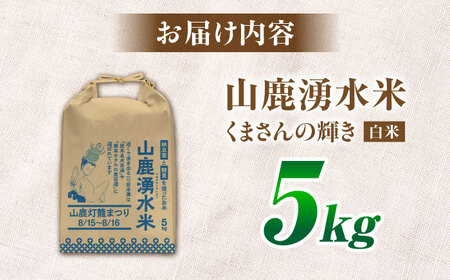 令和7年産白米5kg こば農園のお米くまさんの輝き[山鹿湧水米]白米ZFO002