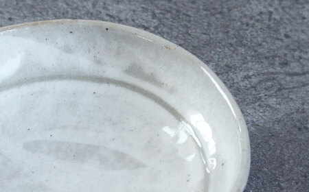 【瀬戸焼】 「舞陶館」　粉引 平鉢５個セット【松本陶器株式会社】 / 皿 食器 器 / 瀬戸市[BBDX004]