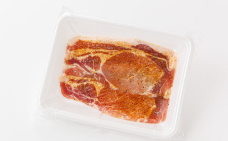 北海道産 豚肉 味付き スパイシーポーク(カレー味)50g×10枚_北海道産 豚肉 ポーク カレー味 フライパン スパイシー カレー ジョイパックチキン 一人暮らし セット おかず 小分け 冷凍 肉 絶品 人気 ヒロセ 北海道 釧路町 釧路超 特産品 _【配送不可地域：離島】【1624639】