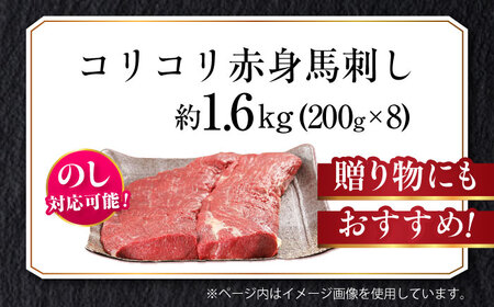 『純国産』赤身馬刺し 計約1.6kg 熊本馬刺し[AYCN062]