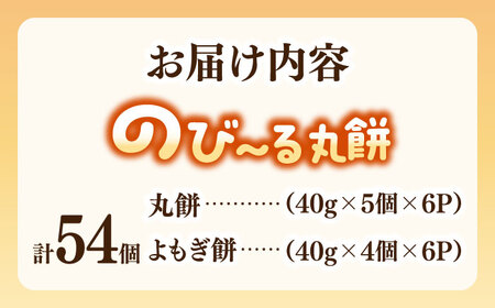 佐賀県産もち米100%自慢の杵つき丸白餅30個＆粒あん入よもぎ餅24個セット（冷凍） / 佐賀県 / 旬菜舎さと山 [41AABM032]