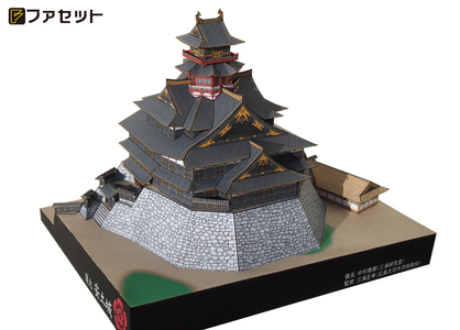 1028 復元 安土城ペーパークラフト