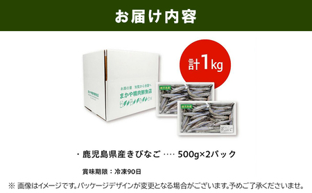 鹿児島県産キビナゴ1kg【配送不可地域：離島】【1186221】