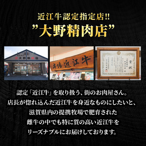 毎月違うお肉が届く！ 近江牛 特選お肉の3か月定期便　すき焼き 焼肉3種盛り　ステーキ