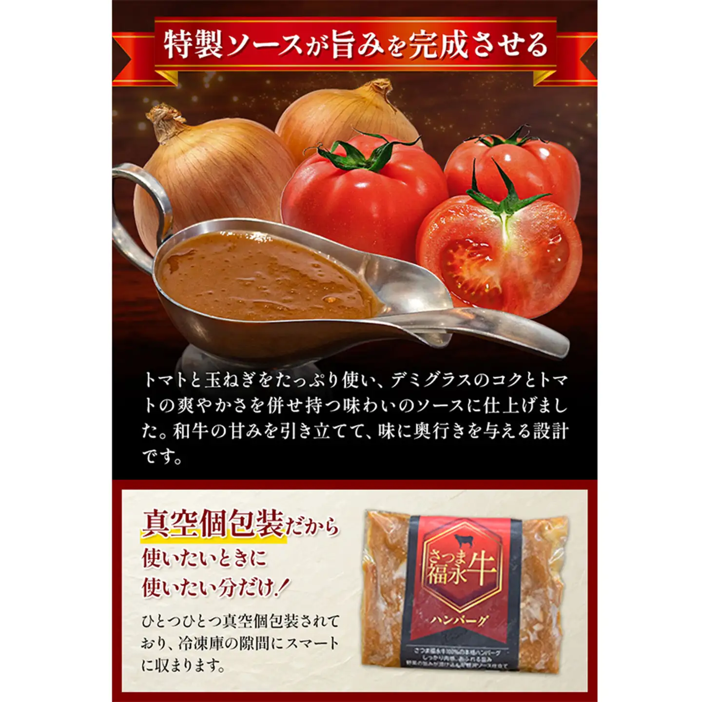さつま福永牛 ハンバーグ 9個 個包装 福永畜産《30日以内に出荷予定(土日祝除く)》